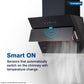 Crompton CMH - CHD-SSI60FLE-MBL SensoSmart Inclined 60cm Filter less Auto Clean Wall Mounted Chimney Black