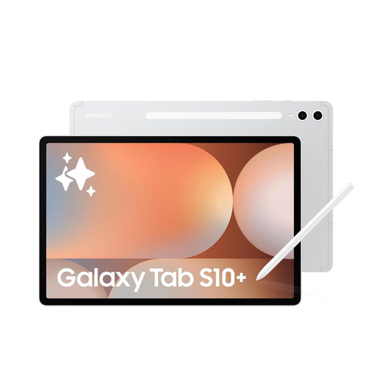 Samsung Galaxy Tab S10 Plus, S Pen in-Box, 31.5 cm (12.4 inch) Dynamic AMOLED 2X Display, 12 GB RAM, 256 GB Storage, Wi-Fi + 5G Tablet, Platinum Silver