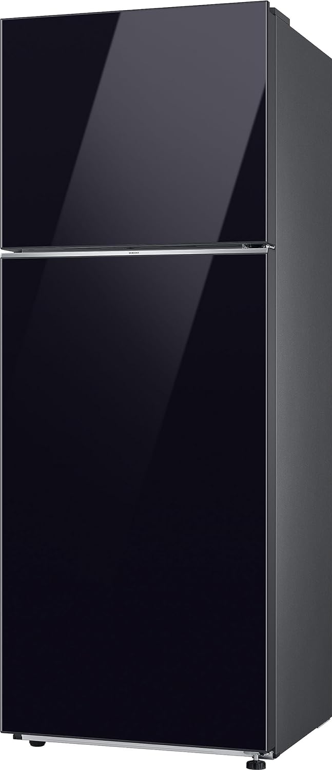 Samsung RT51CB662A22TL 465 L, Bespoke Optimal Fresh+, Digital Inverter, Frost Free Double Door WiFi Embedded Refrigerator ( Clean Black Glass)