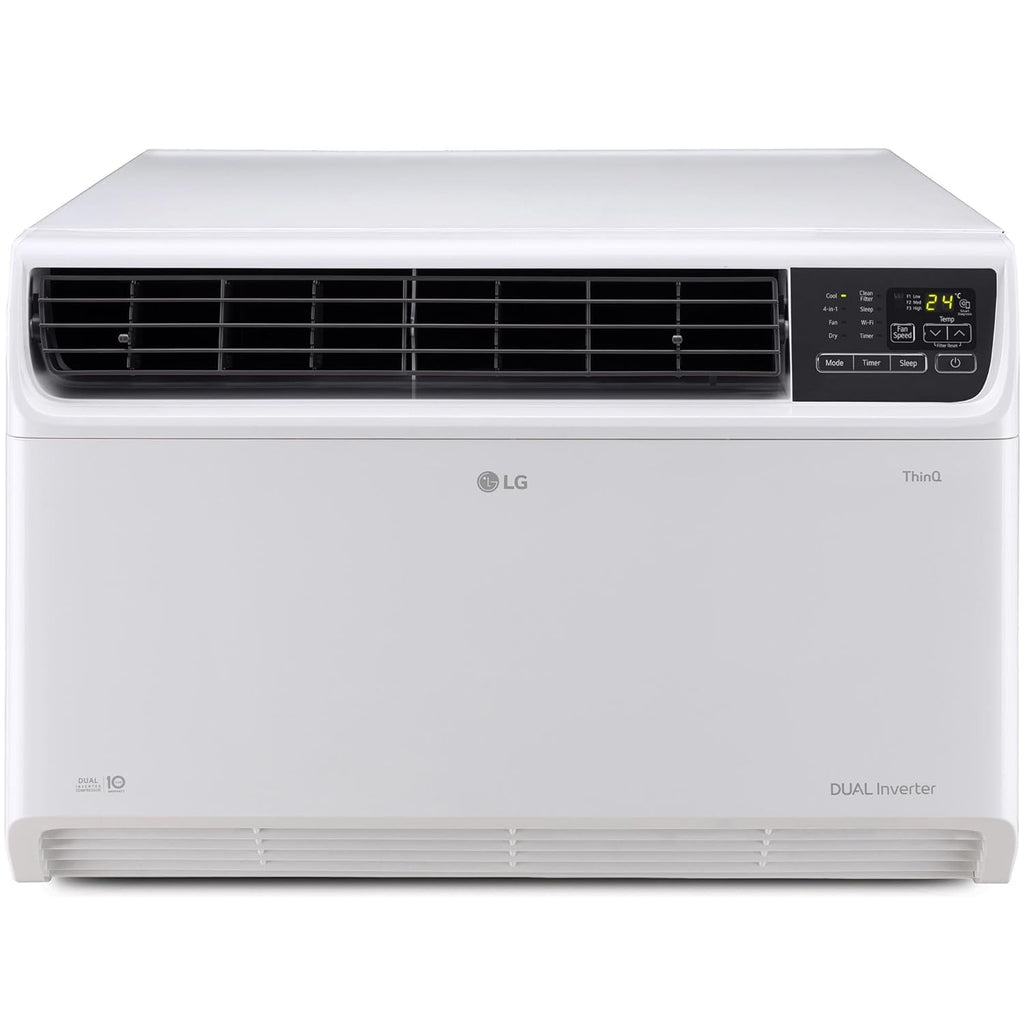 LG UW-Q18WWZA 1.5 Ton 5 Star Wi-Fi Inverter Window AC – Copper Coil, Convertible 4-in-1 Cooling, HD Filter,White