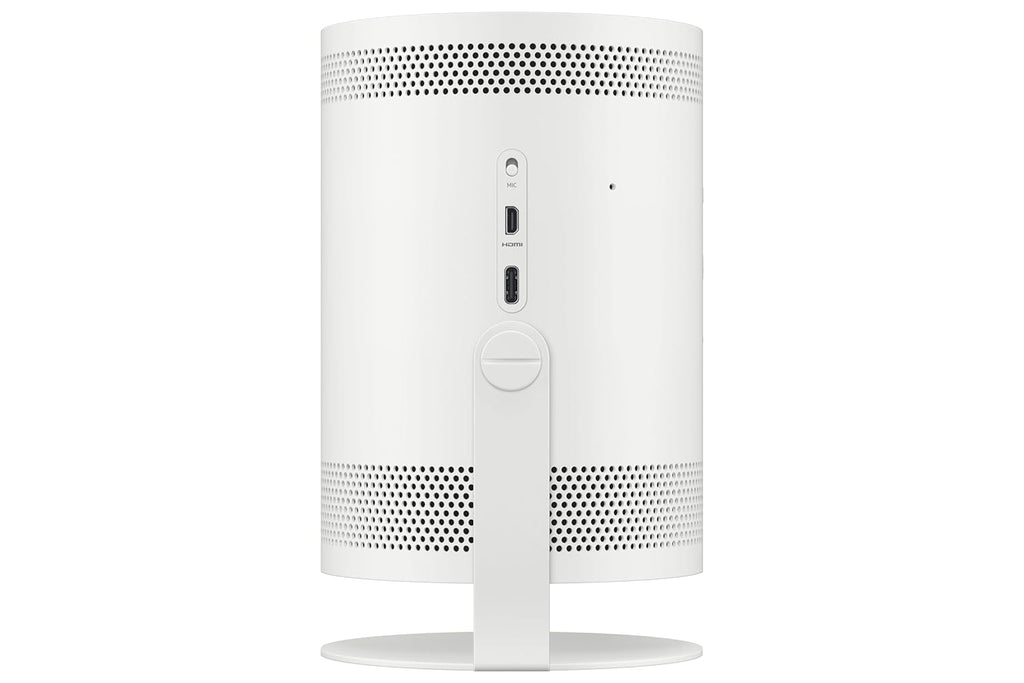 Samsung SP-LFF3CLAXXXL The Freestyle 2nd Gen Portable Compact Smart LED Projector with in-Built OTT Apps ( HDR 10+, Wi-Fi, Premium 360° Sound, All Round Design, Instant Setup, White)