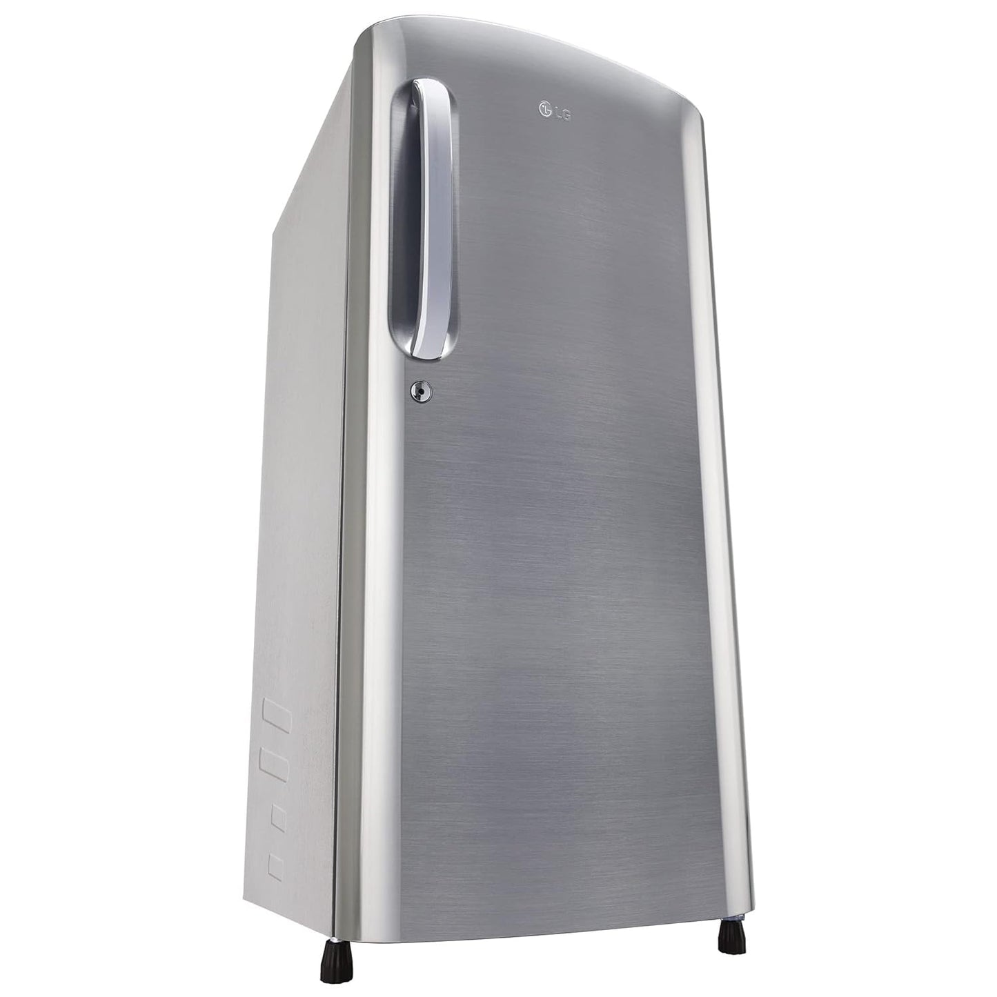 LG GL-B201APZD 185 L 3 Star Direct-Cool Single Door Refrigerator ( Shiny Steel, Fast Ice Making, Gross Volume 190 Litre)