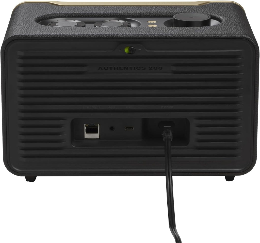 JBL Authentics 200 Smart Home Speaker – 90W Stereo Sound, Wi-Fi & Bluetooth, Dual Voice Assistants, Retro Design, Hi-Res Audio, Sustainable Build | 1 Year Warranty | 24-Hour Delivery