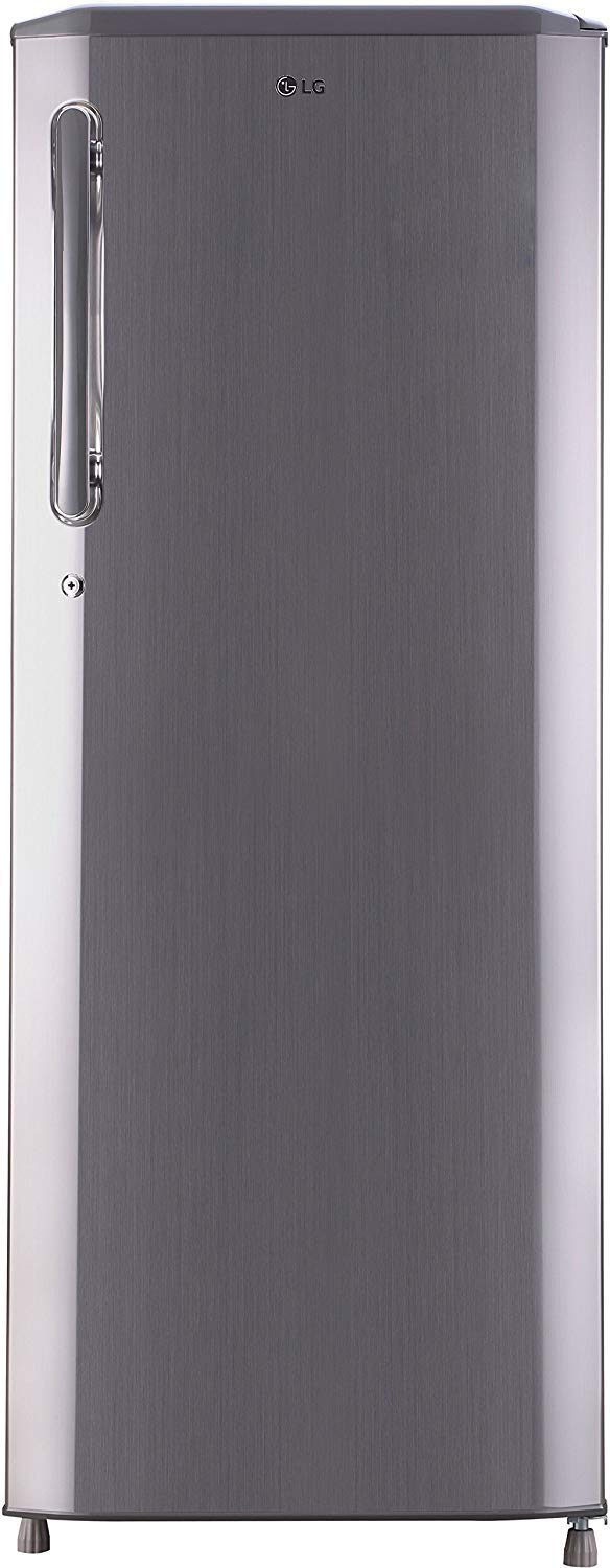 LG GL-B281BPZX 261 L 3 Star Inverter Direct Cool Single Door Refrigerator( Shiny Steel, Fast Ice Making , Gross Volume 270 L)