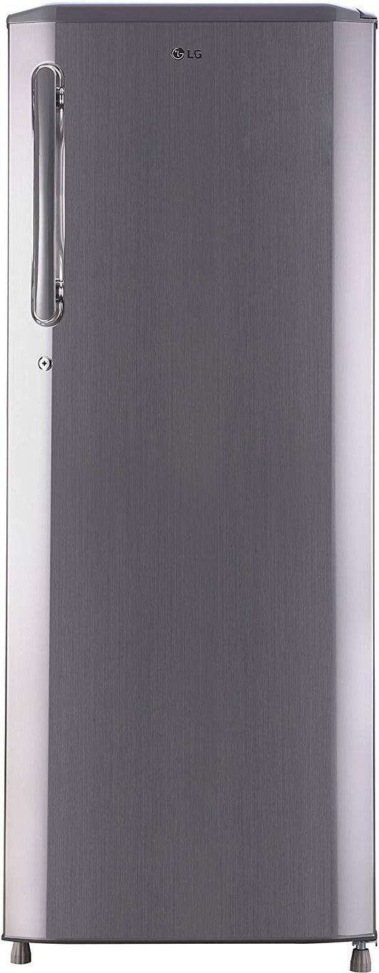 LG GL-B281BPZX 261 L 3 Star Inverter Direct Cool Single Door Refrigerator( Shiny Steel, Fast Ice Making , Gross Volume 270 L)