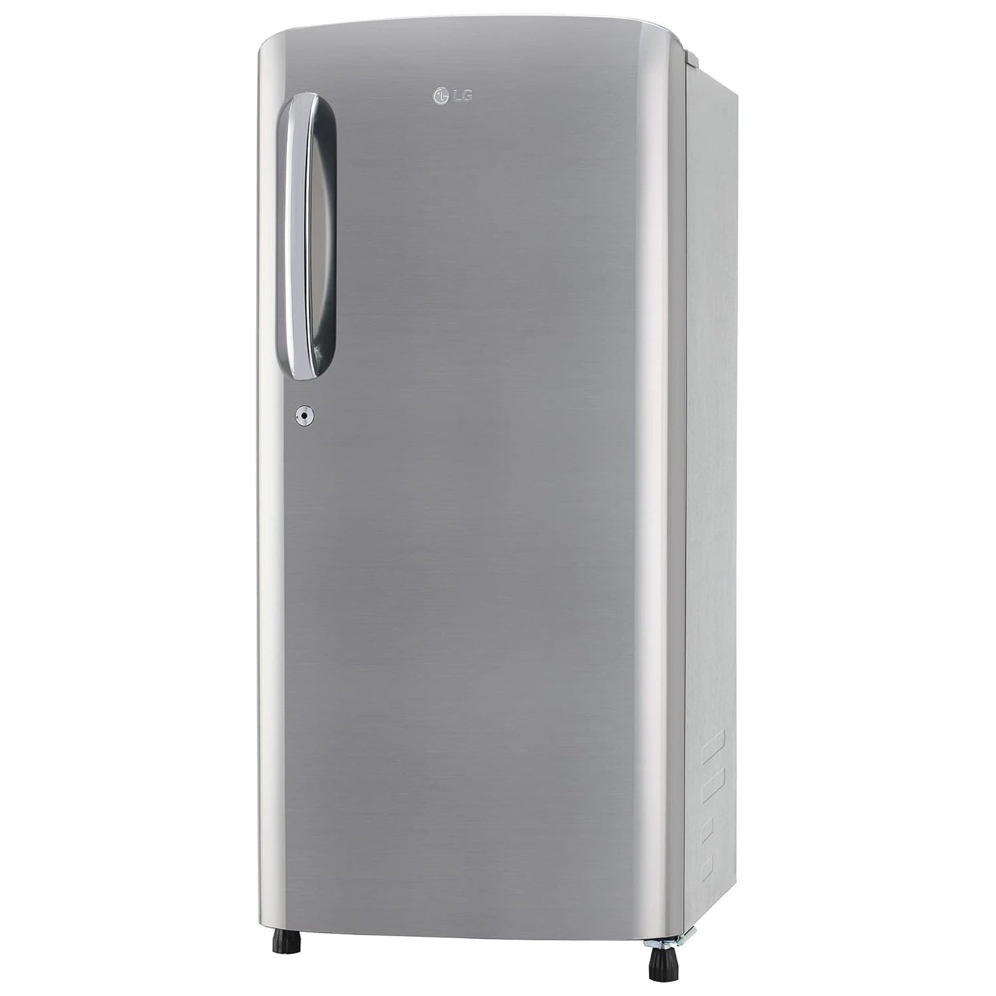 LG GL-B201APZD 185 L 3 Star Direct-Cool Single Door Refrigerator ( Shiny Steel, Fast Ice Making, Gross Volume 190 Litre)