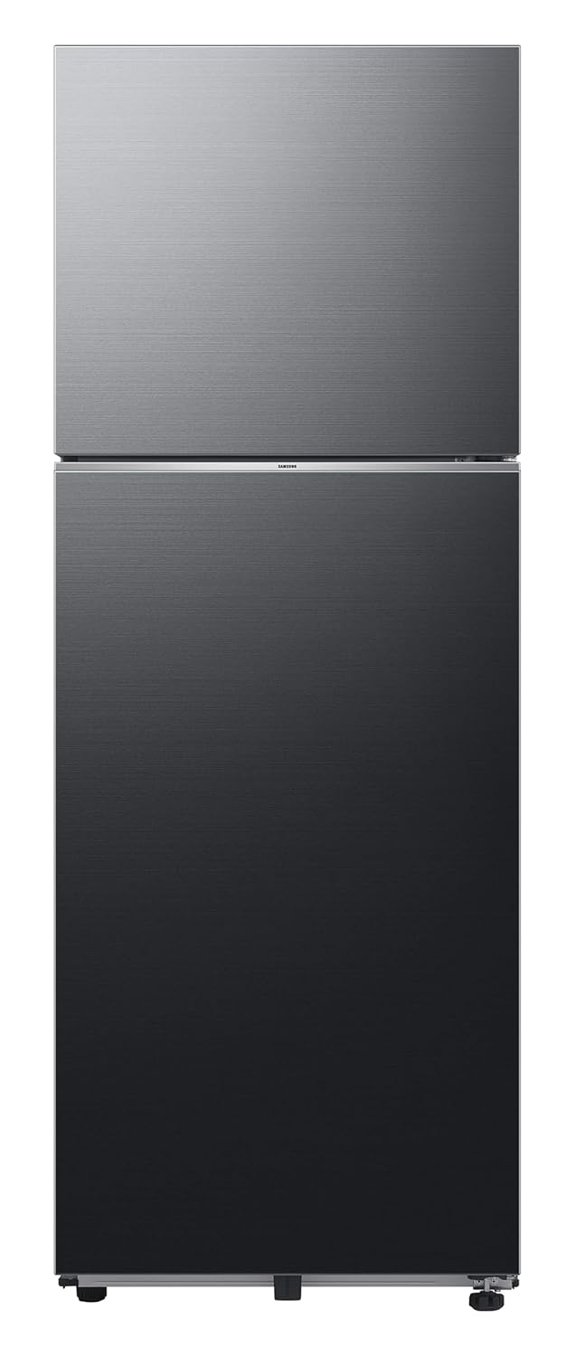 Samsung RT34DG5A2BBXHL 330L 2 Star Frost Free Double Door Refrigerator with Convertible 5-in-1, Digital Inverter, SmartThings Wi-Fi & Bespoke AI (Luxe Black)