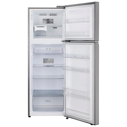 LG GL-S382SPZY 343L 2 Star Frost Free Double Door Refrigerator (Smart Inverter Compressor, Convertible Freezer, Multi Air Flow, Shiny Steel)