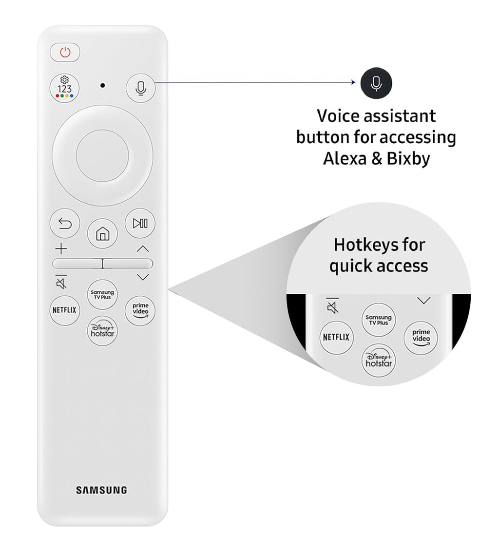 Samsung SP-LFF3CLAXXXL The Freestyle 2nd Gen Portable Compact Smart LED Projector with in-Built OTT Apps ( HDR 10+, Wi-Fi, Premium 360° Sound, All Round Design, Instant Setup, White)