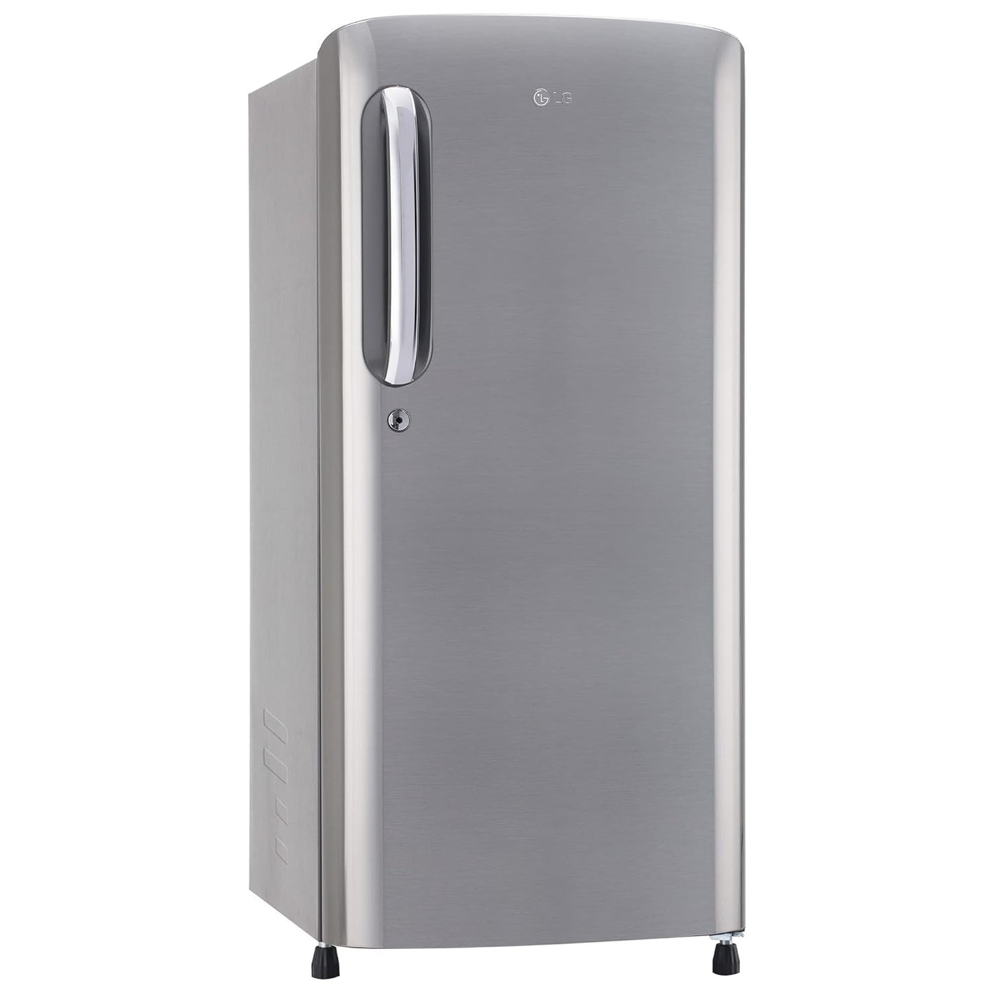 LG GL-B201APZD 185 L 3 Star Direct-Cool Single Door Refrigerator ( Shiny Steel, Fast Ice Making, Gross Volume 190 Litre)