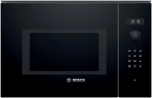 Bosch BEL554MB0I 25 Litre Series 6 Built-In Microwave Oven Stainless Steel Microwave Oven (Black) (Series 6)