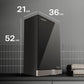 Aquaguard Slim Glass 9-Stage RO+UV Water Purifier | Toughened Glass Body | Active Copper | Real-Time TDS Display | 3.6L Tank | Wall Mount