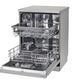 LG DFB532FP 14 Place Setting Freestanding Dishwasher with TrueSteam™, QuadWash™, Inverter Direct Drive & LG ThinQ (Silver, Made for Indian Utensils)