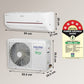 Voltas 185V Vectra Prism 1.5 Ton 5 Star Inverter Split AC | 4-in-1 Adjustable Mode, Turbo Cooling, Anti-Dust Filter, Copper Condenser, R32 Refrigerant – White | Suraj Electronics