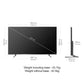 VU 85QV 3-Year Warranty 85 Inch GloLED 4K Ultra HD Smart QLED TV | Masterpiece Series | 120Hz Refresh Rate | Dolby Vision IQ | 136W DJ Sound  | Jetplane Grey