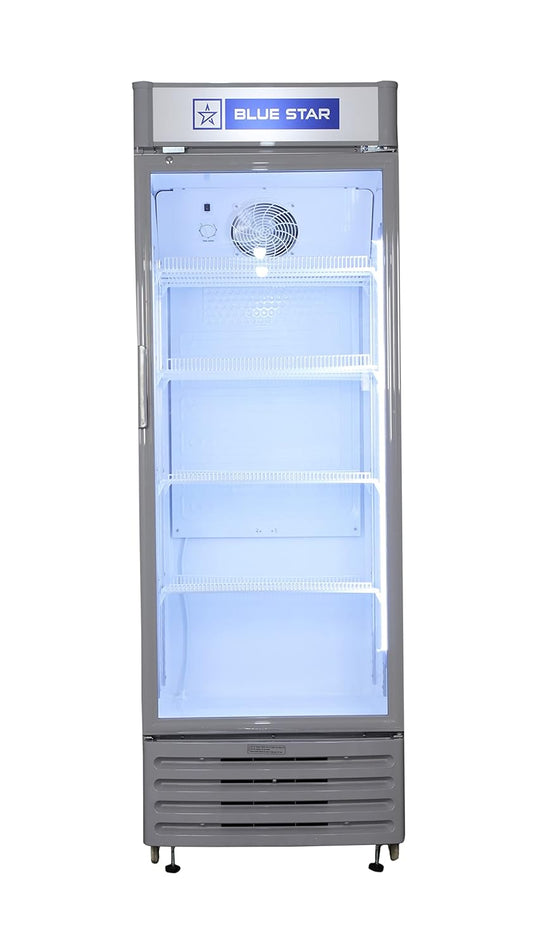 Blue Star VC400A 385 Litre Visi Cooler – Commercial Display Fridge with R600A, Adjustable Shelves