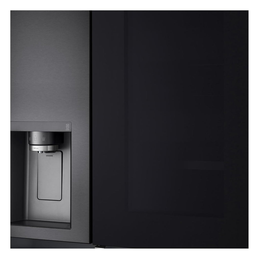 LG GL-X257AMC3 630 L Inverter Side-by-Side Refrigerator (2025 Model, InstaView Door-in-Door, Wi-Fi Enabled, Black, Water & Ice Dispenser, Hygiene Fresh+)