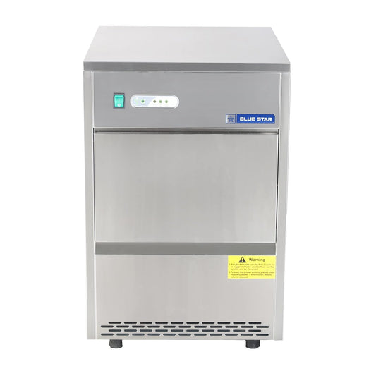 Blue Star ICM26 Bullet Ice Cube Maker | 26 Kg/Day Ice Making Capacity | Compact Countertop Ice Machine with 6 Kg Storage – For Home, Bar & Commercial Use