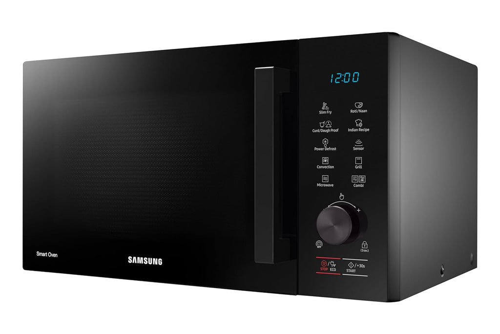 Samsung MC28A5147VK/TL 28L Convection Microwave Oven – SlimFry, Tandoor, Smart Sensor, Fermentation & Power Defrost – Black | 10-Year Cavity Warranty