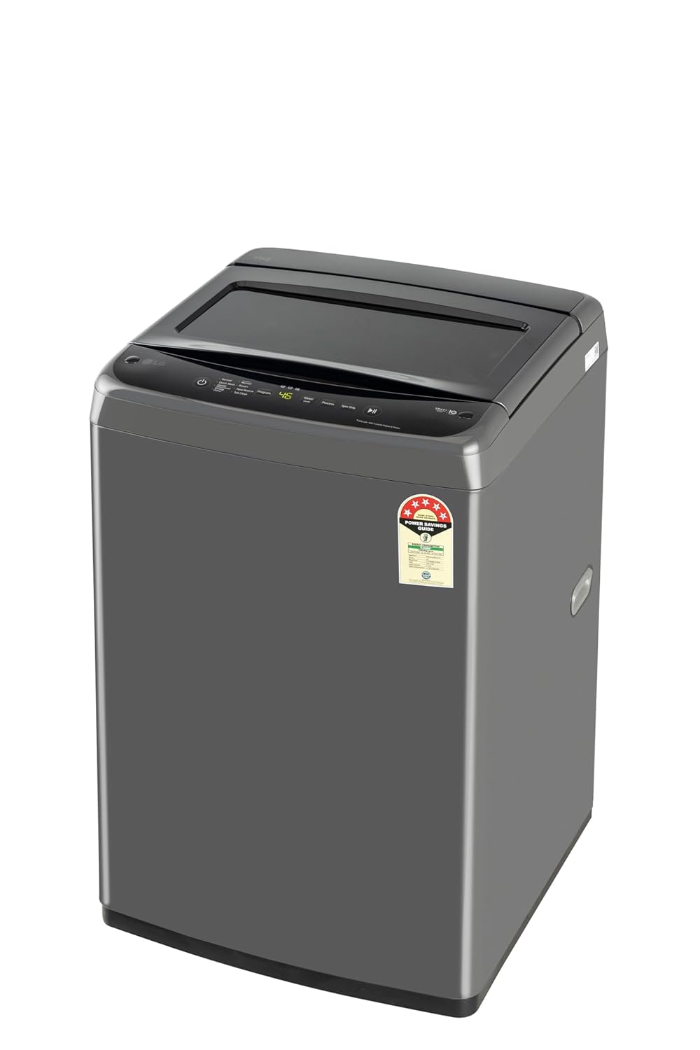 LG T75VBMB1S 7.5 Kg 5 Star Smart Inverter Fully Automatic Top Load Washing Machine with TurboDrum, Auto Prewash & LED Display – Middle Black
