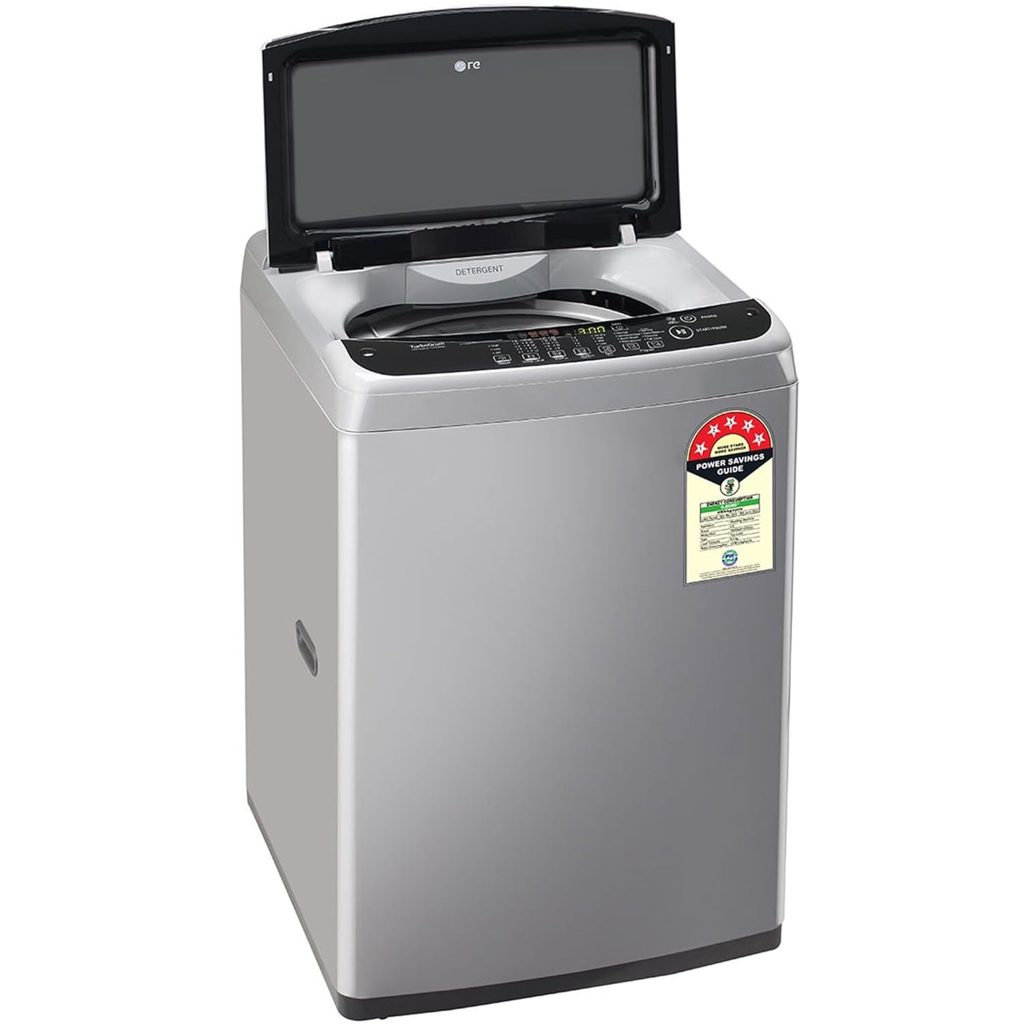 LG T80SPSF1Z 8 Kg 5 Star Smart Inverter TurboDrum Fully Automatic Top Loading Washing Machine ( Punch + 3, Middle Free Silver)