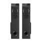 Philips Audio SPA9085 2.0CH 100W Multimedia Tower Speakers with Wireless Microphone,Multi-Connectivity Option with Supporting USB, AUX, FM,Mic & Thumping Bass with Karaoke(Black)