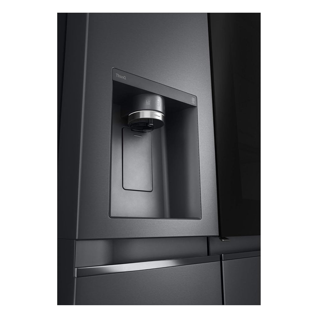 LG GL-X257AMC3 630 L Inverter Side-by-Side Refrigerator (2025 Model, InstaView Door-in-Door, Wi-Fi Enabled, Black, Water & Ice Dispenser, Hygiene Fresh+)