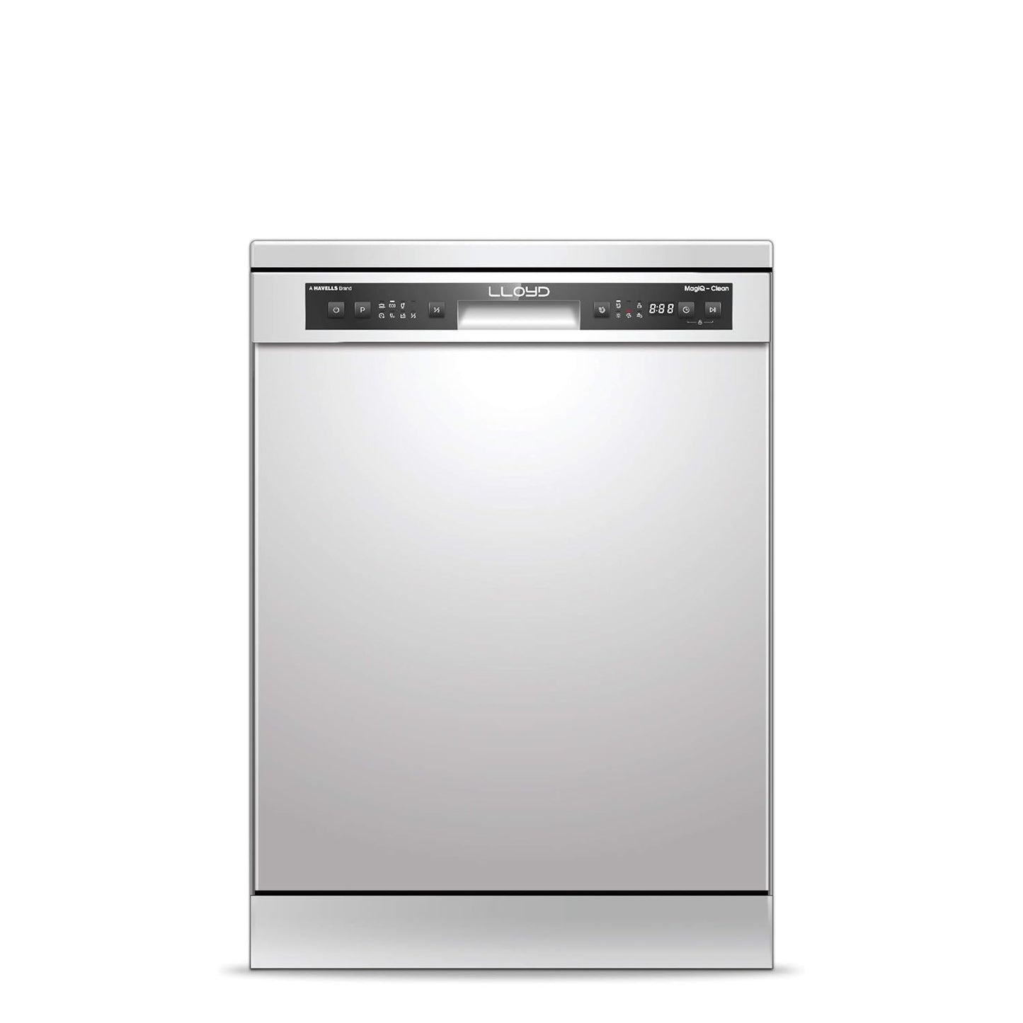 Lloyd 13 Place Settings Dishwasher (LDWF13PSE1DD) – 70°C Hot Wash, 360° Water Spray, Extra Dry, Half Load, Freestanding | Stainless Steel, Silver