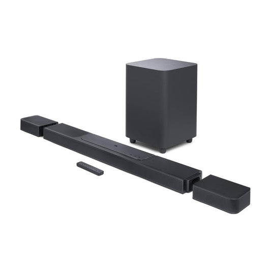 JBL Bar 1300 11.1.4 Channel Dolby Atmos Soundbar with Wireless Subwoofer, DTS:X, Detachable Bluetooth Speakers, 1170W, HDMI eARC – Black