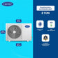 Carrier Durawhite Exi CAI24DH3R32F0 2 Ton 3 Star Inverter Split AC | 6-in-1 Convertible Cooling | Copper Condenser | PM2.5 Filter | Auto Clean | White