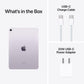 Apple iPad Air 2024 27.59 cm (11 inch) Wi-Fi + Cellular Tablet, 256 GB, Purple
