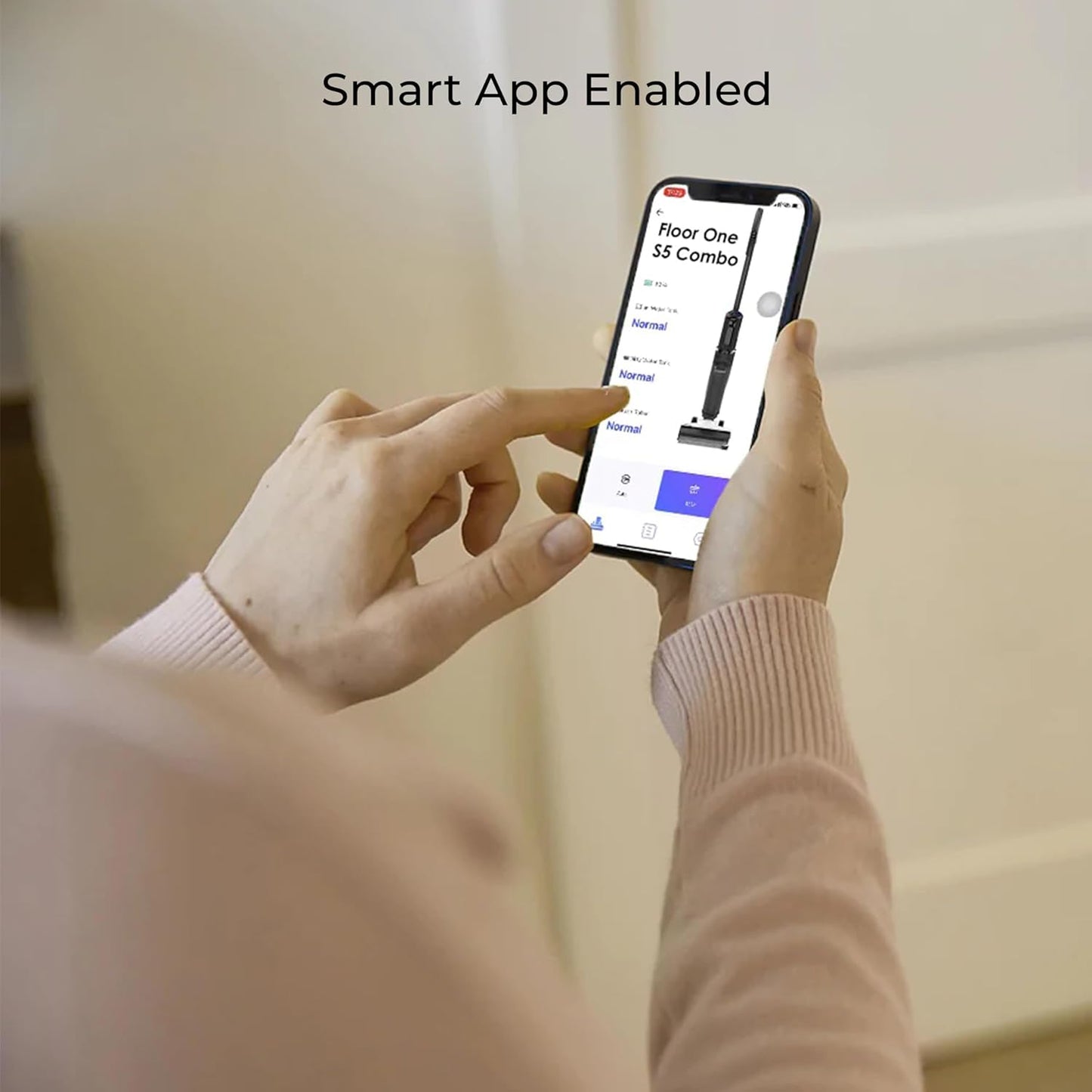 Tineco S5 Combo Cordless Wet &amp; Dry Vacuum Cleaner | 2-in-1 Stick &amp; Hand Vac | iLoop Sensor | Self-Cleaning Brush | Suraj Electronics Delhi NCR