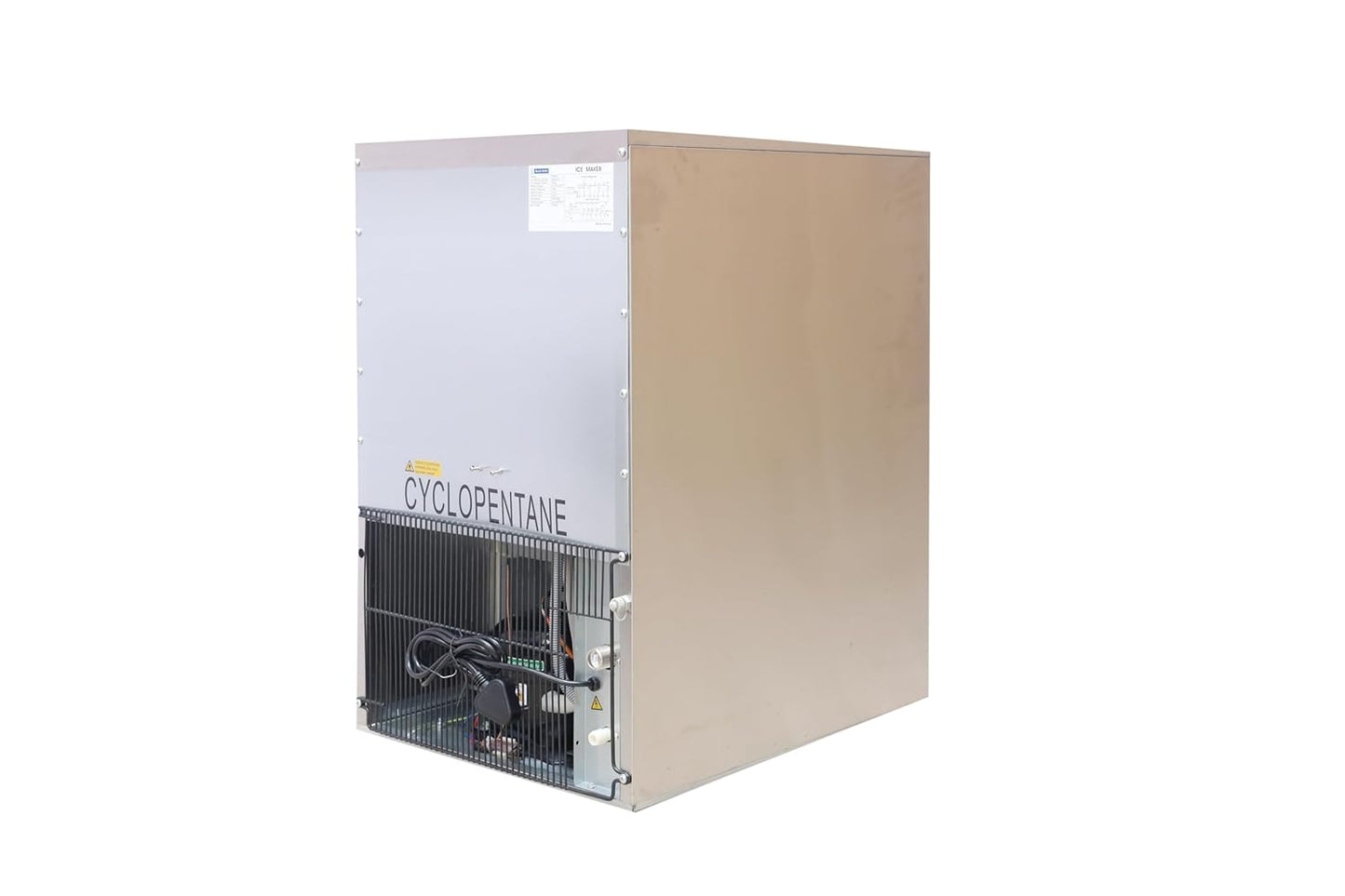 Blue Star  ICM50  Ice Cube Machine with 50 kg Production and 10 KG storage capacity per 24 hours (ICM50, 50Kg)