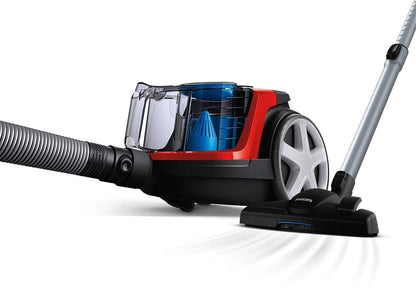 PHILIPS FC9351/01 PowerPro Compact Bagless Vacuum Cleaner – 1900W, PowerCyclone 5 Technology, HEPA Filter, Monza Red