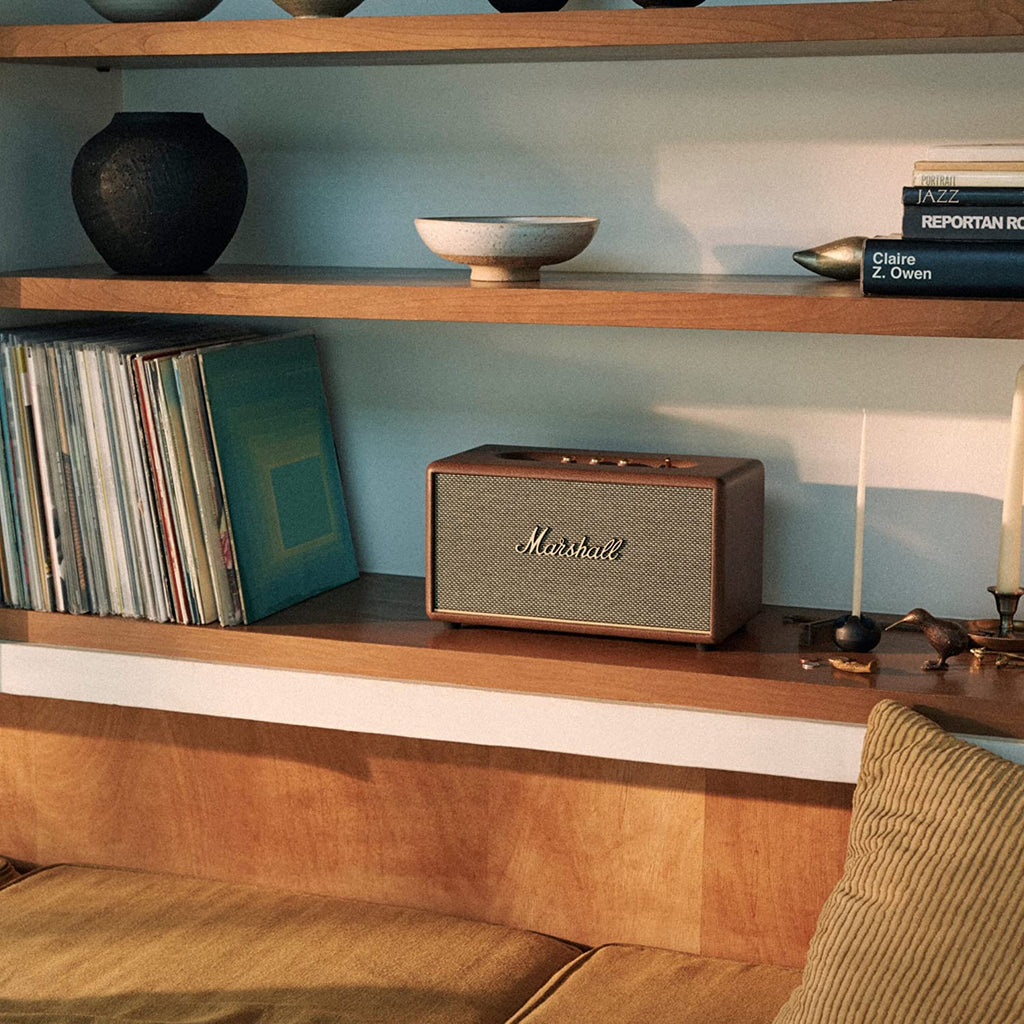 Marshall Stanmore III Bluetooth Wireless Speaker (Brown) with Signature Sound, Dynamic Loudness, Bluetooth 5.2, Multi-Input & Sustainable Design