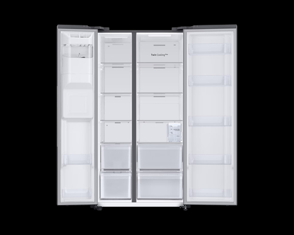 Samsung RS78CG8543SLHL 633L 5-in-1 Convertible Side-by-Side Refrigerator | Twin Cooling Plus | Wi-Fi Enabled | Non-Plumbing Dispenser | Digital Inverter | Real Stainless