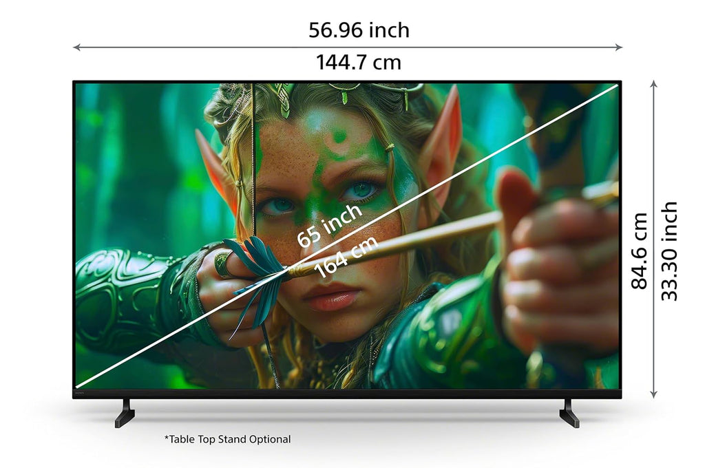 Sony K-65S25M2 65 Inch 4K Ultra HD Smart LED Google TV (BRAVIA 2M2 Series) with Dolby Atmos, 4K Processor X1, Google Assistant, Apple AirPlay – 2025 Model