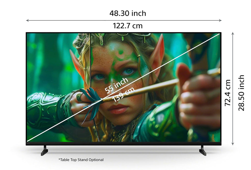 Sony K-55S25M2 139 cm (55 inches) BRAVIA 2M2 Series 4K Ultra HD Smart LED Google TV