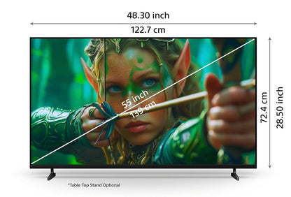 Sony K-55S25M2 139 cm (55 inches) BRAVIA 2M2 Series 4K Ultra HD Smart LED Google TV