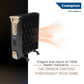 Crompton OFR2900W13F 13 Fin Insta Ferver wave Fin OFR (Oil Filled Radiator)|Room Heater|2900 W|3 Heat Settings & PTC Fan Heater|Comfortable Breathing|360° Heating (Black)|2yrs warranty | Black & Copper