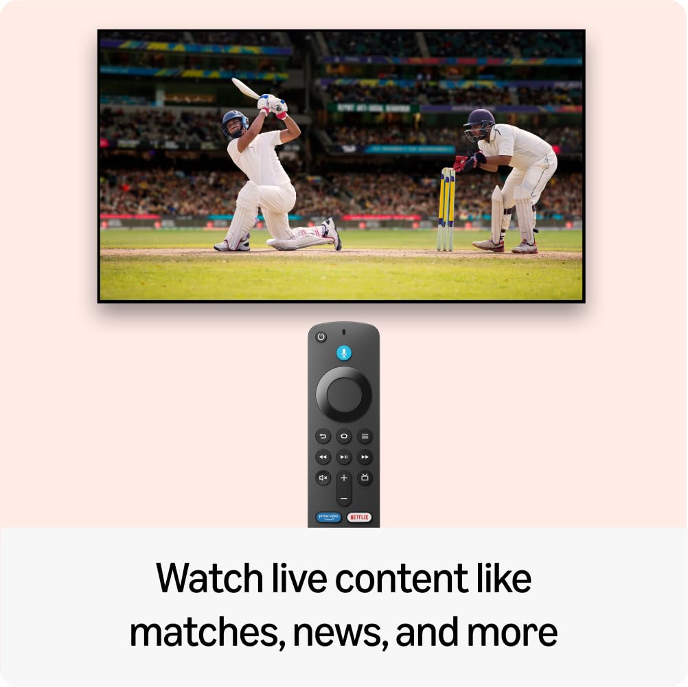 Amazon Fire TV Stick HD 2025 with Alexa Voice Remote (Full HD Streaming, TV Power & Volume Control, Smart Home Integration, Dolby Audio)