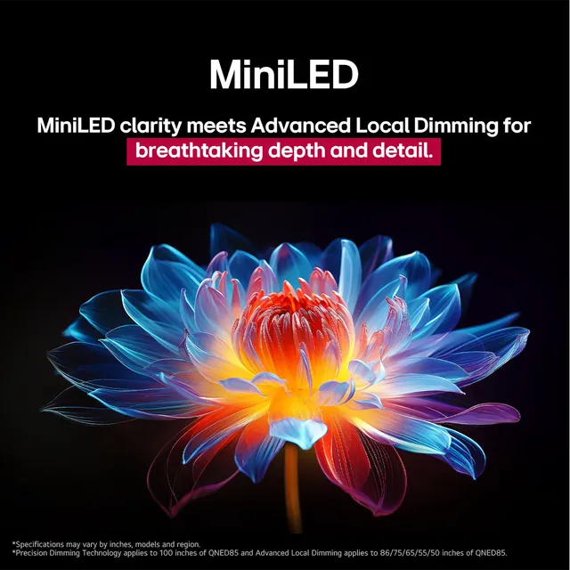 LG 86QNED8GA6A 86 inch 4K QNED MiniLED Smart TV (2025 Model) with α8 AI Processor Gen2, Dolby Vision, Dolby Atmos, Filmmaker Mode, 144Hz VRR, webOS 25 & Magic Remote