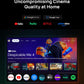 XGIMI Horizon 20 4K RGB Triple Laser Home Projector, 3200 ISO Lumens, Google TV, Licensed Netflix, Optical Zoom & Lens Shift, IMAX Enhanced, Dolby Vision, 300" Display, 240Hz, 1ms Lag