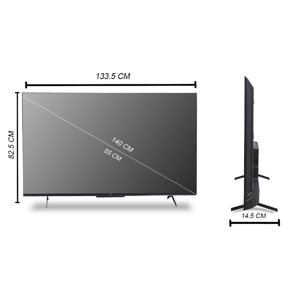 Lloyd 65QX900D 65-Inch 4K Ultra HD Smart Google QLED TV with Dolby Vision & Atmos | 2GB RAM, 16GB Storage | Hands-Free Voice Control | Bezel-Less Design
