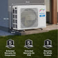 Godrej SFC 24LTC3-WWR 2 Ton 3 Star Split AC | 100% Copper | 4-Way Swing | Anti-Dust Filter | Heavy Duty Cooling | White