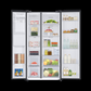 Samsung RS78CG8543B1 633L 5-in-1 Convertible Side-by-Side Refrigerator | Twin Cooling Plus | Wi-Fi | Digital Inverter | Non-Plumbing Dispenser | Black Caviar | 3 Star