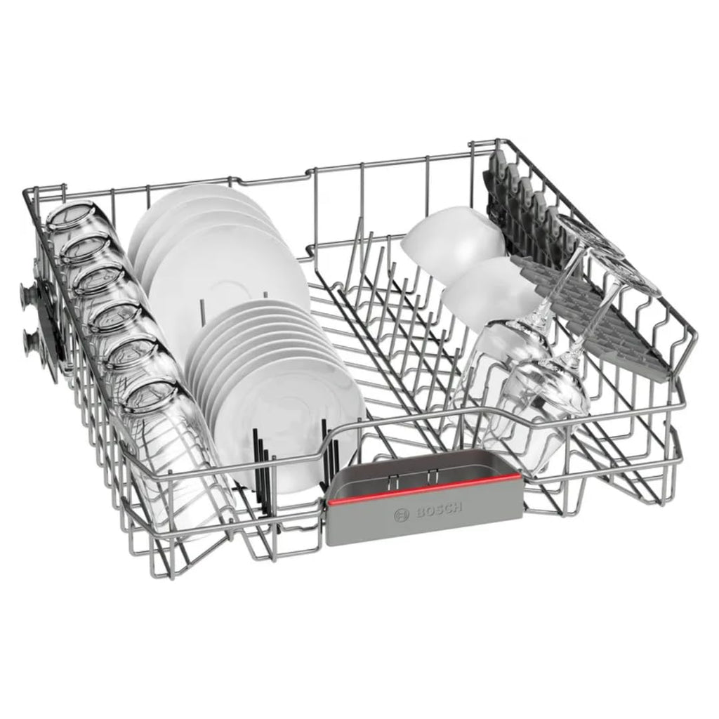 Bosch 14 Place Settings Dishwasher SMS6IKW01I, Free-Standing, 60 cm, White, Home Connect, EcoSilence Drive, Intensive Kadhai Wash, Inverter Motor)