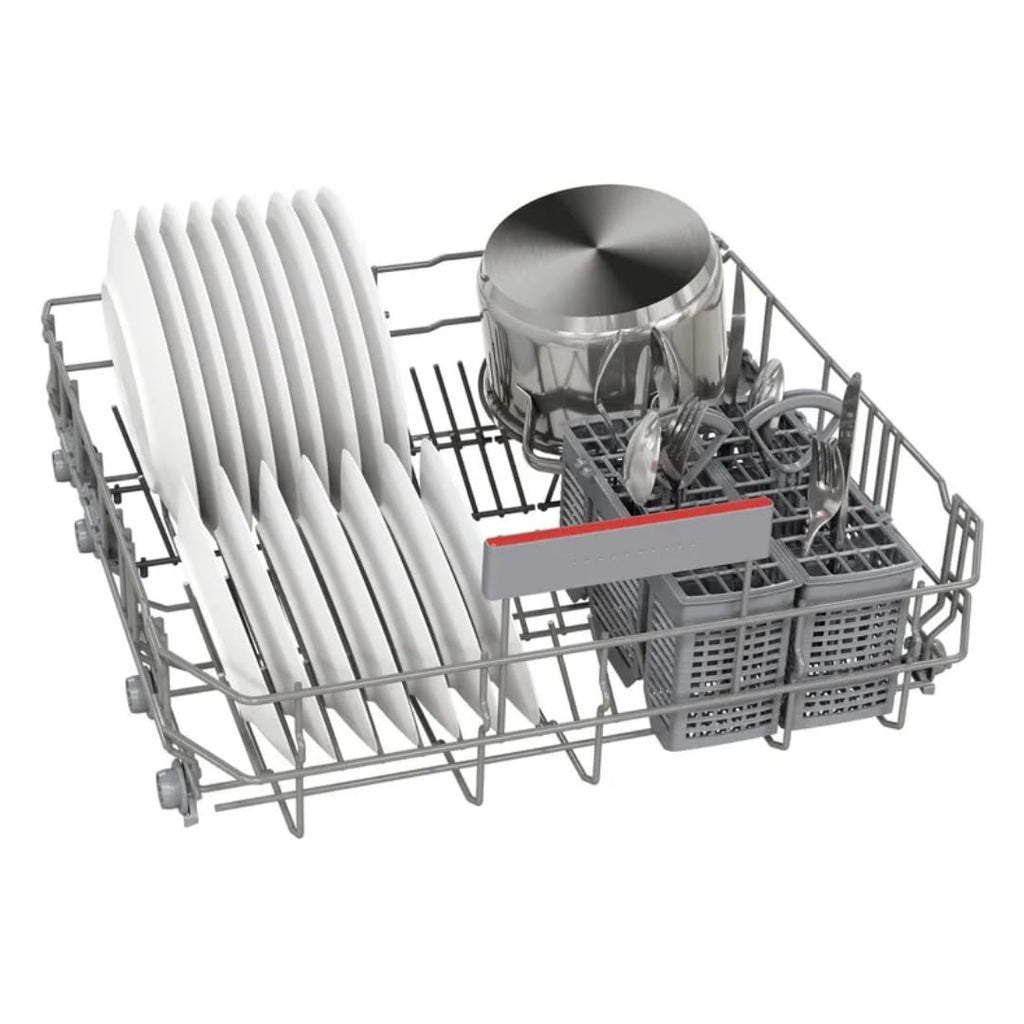 Bosch SMS6IKI01I Series 6 14 Place Setting Dishwasher (Wi-Fi Enabled, EcoSilence Drive, HygienePlus, ExtraDry, Brushed Steel, Freestanding)