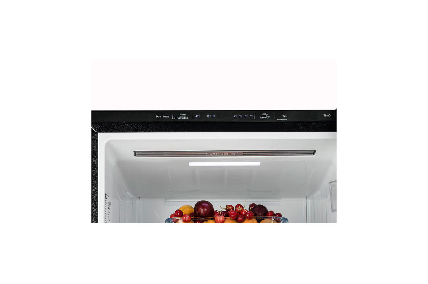 LG GL-B382EBMX 340L 3 Star Frost Free Bottom Freezer Refrigerator (Convertible, Door Cooling+, Smart Inverter Compressor, Wi-Fi, Black Mirror)