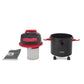 Eureka Forbes Trendy Wet & Dry DX 1150-Watt Vacuum Cleaner (Black & Red) – Powerful Suction & Blower, Dual Function for Wet & Dry Cleaning, 10L Dust + 8L Water Capacity